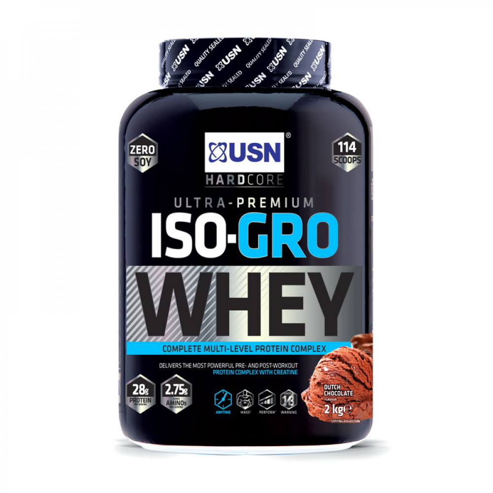 Iso-Gro Whey (2 kg, cookies & cream)