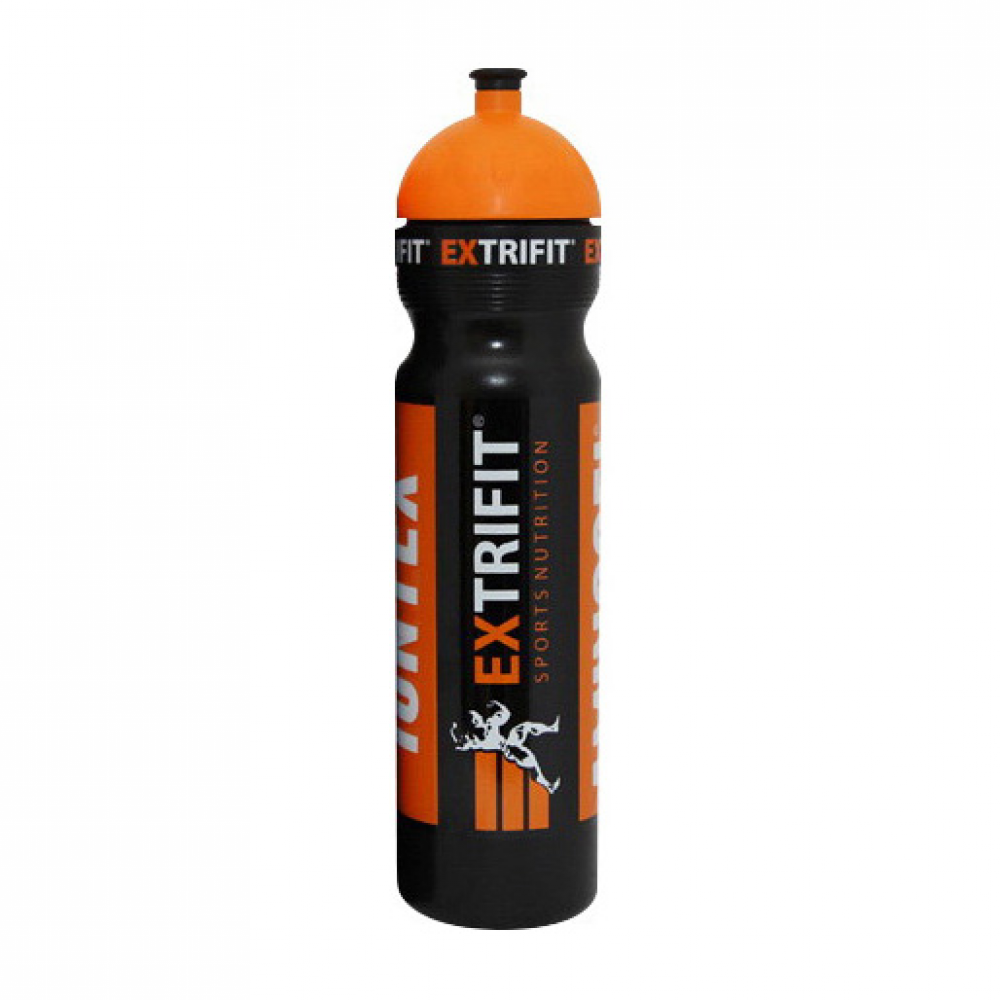 Bottle Extrifit short nozzle (700 ml, black/orange)