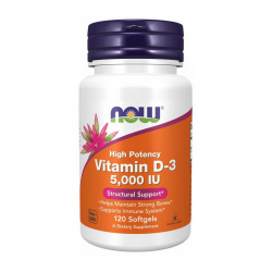 Vitamin D-3 125 mcg (5000 IU) (120 softgels)