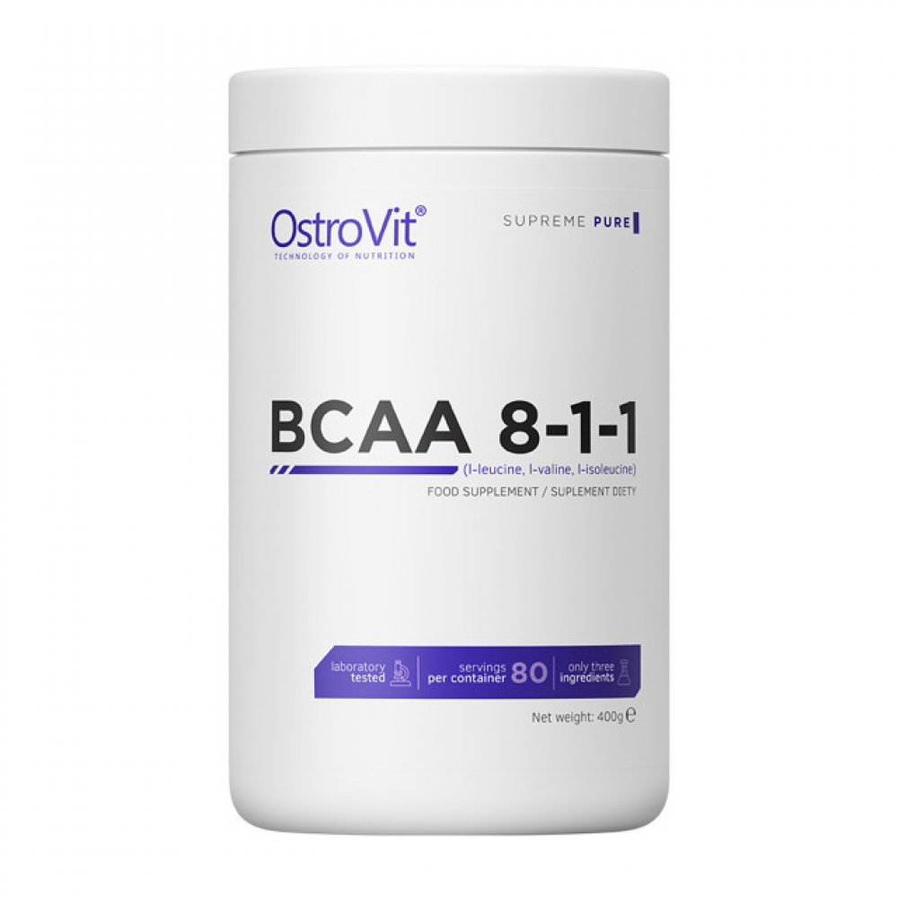 100% BCAA 8-1-1 (400 g, pure)