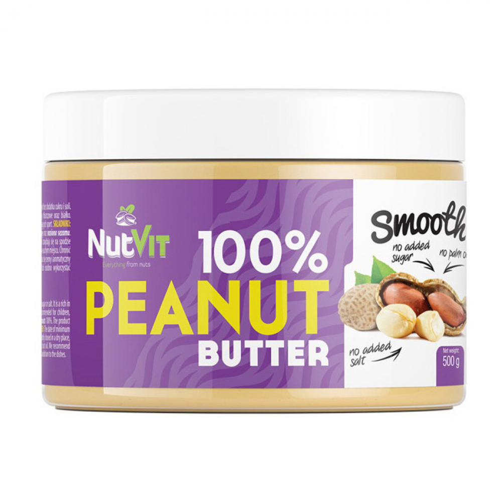 100% Peanut Butter (500 g, smooth)