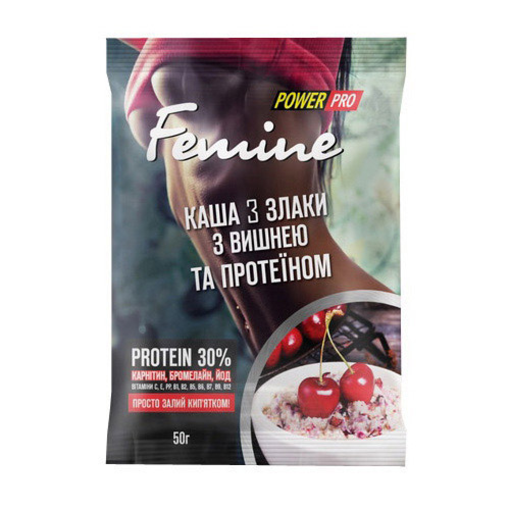 Femine каша 3 злаки (50 g, з чорницею та протеїном)