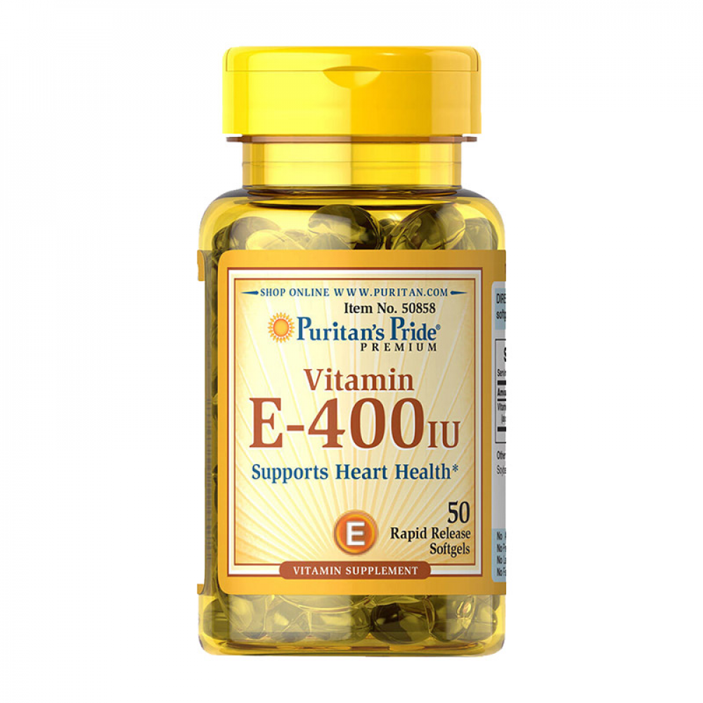 Vitamin E-180 mg (400 IU) (50 softgels)