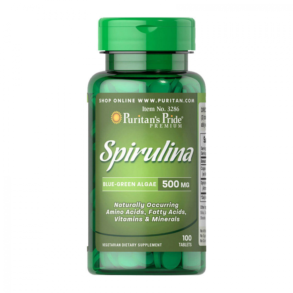 Spirulina 500 mg (100 tablets) (100 tablets)