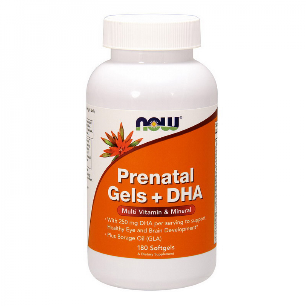 Prenatal Gels + DHA (180 softgels)