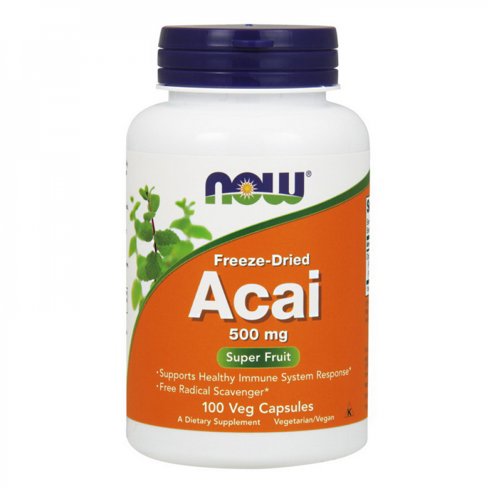 Acai 500 mg freeze-dried (100 veg caps)