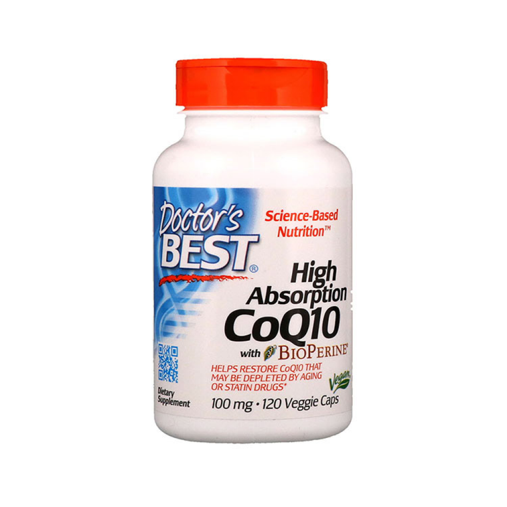 High Absorption CoQ10 100 mg with BioPerine (120 veg caps)