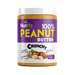 100% Peanut Butter (1 kg, crunchy)