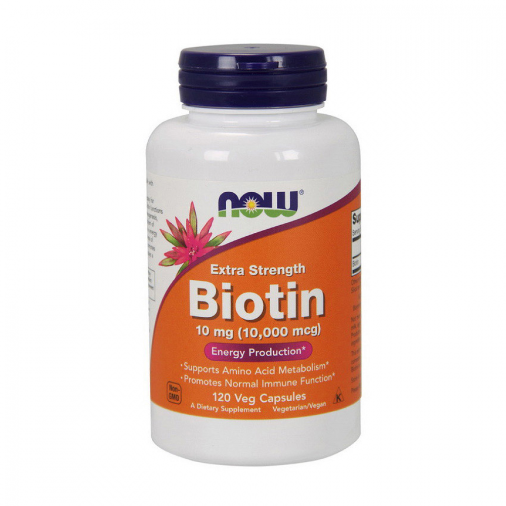 Biotin 10,000 mcg extra strength (120 veg caps)