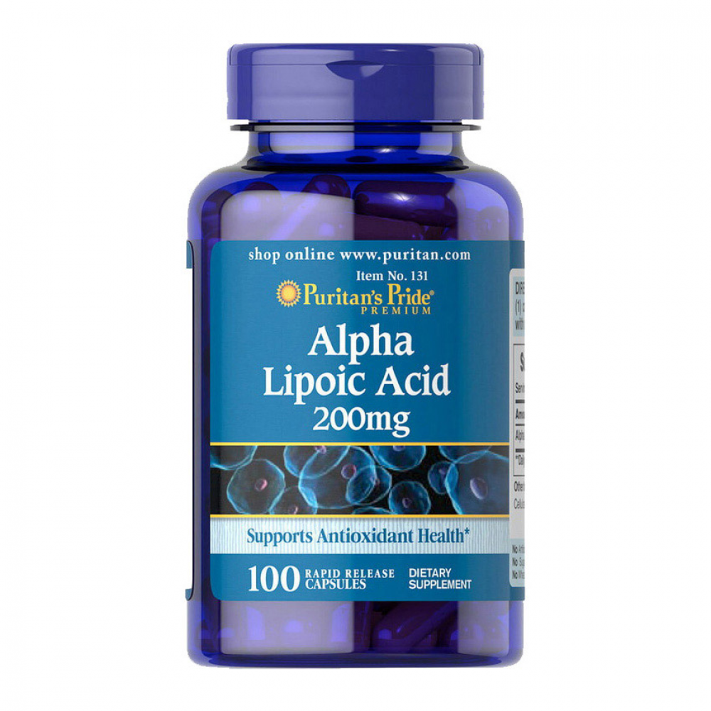 Alpha Lipoic Acid 200 mg (100 caps)