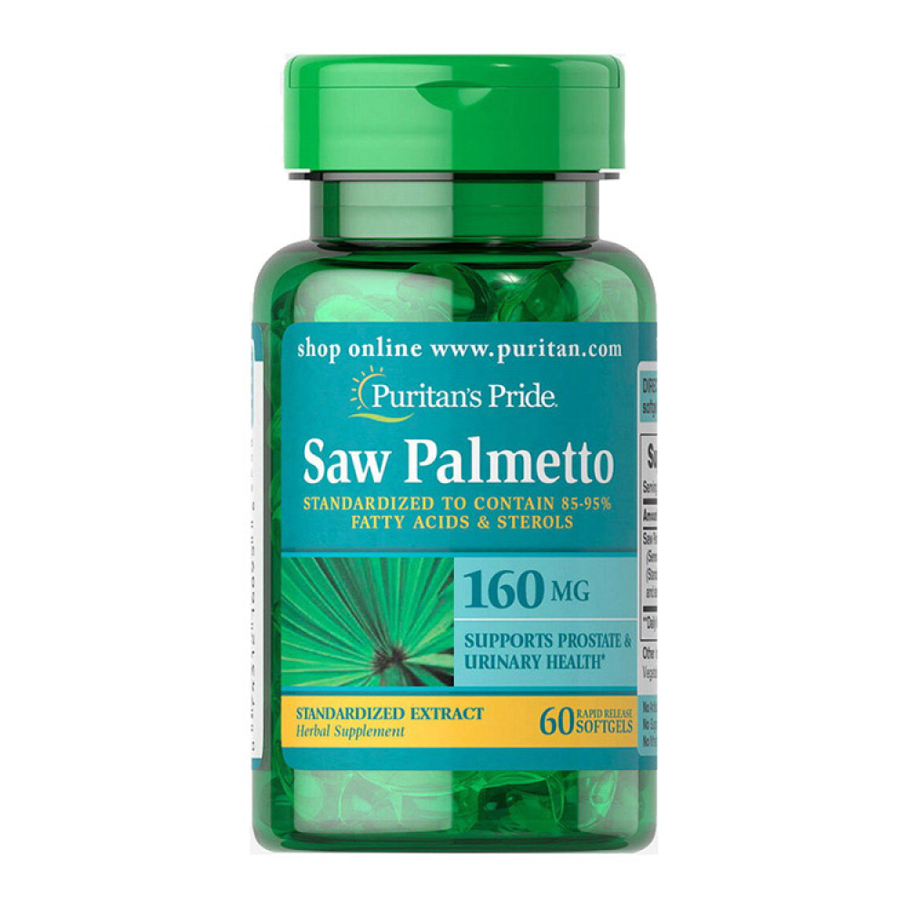 Saw Palmetto 160 mg (60 softgels)