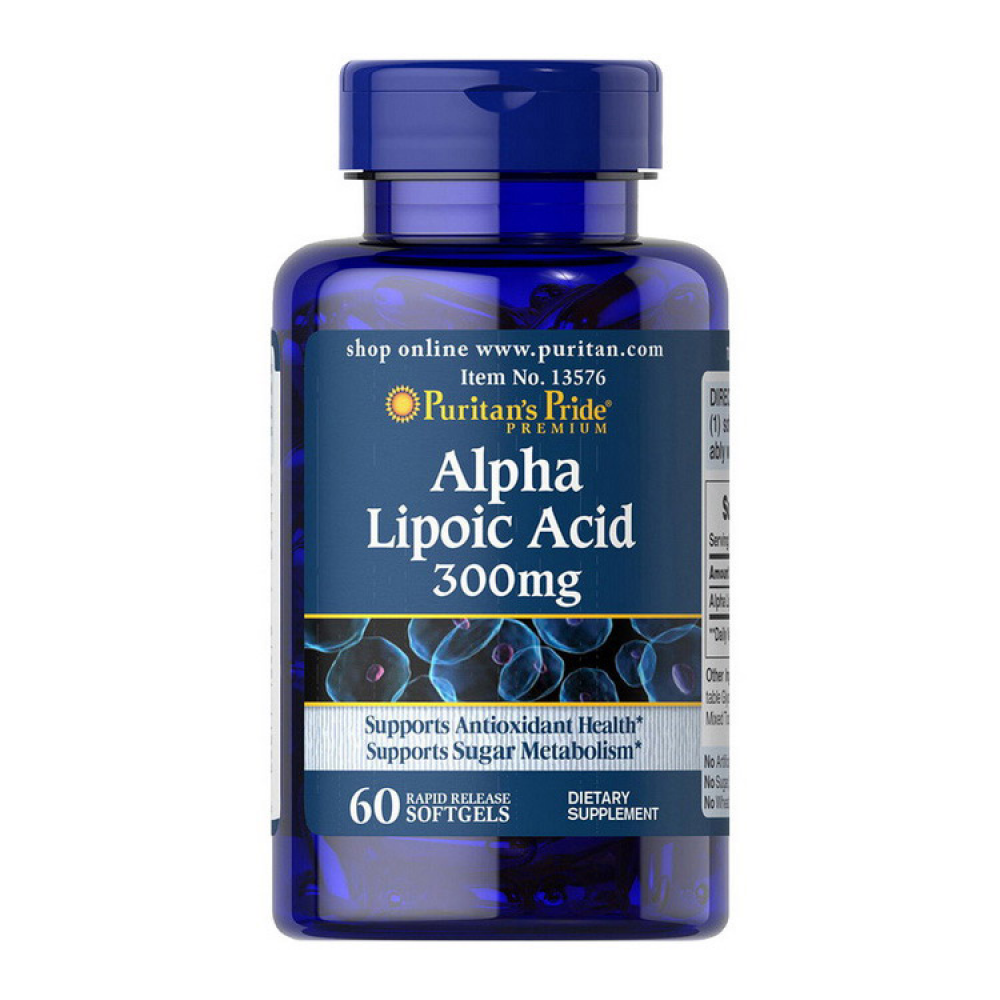 Alpha Lipoic Acid 300 mg (60 softgels)