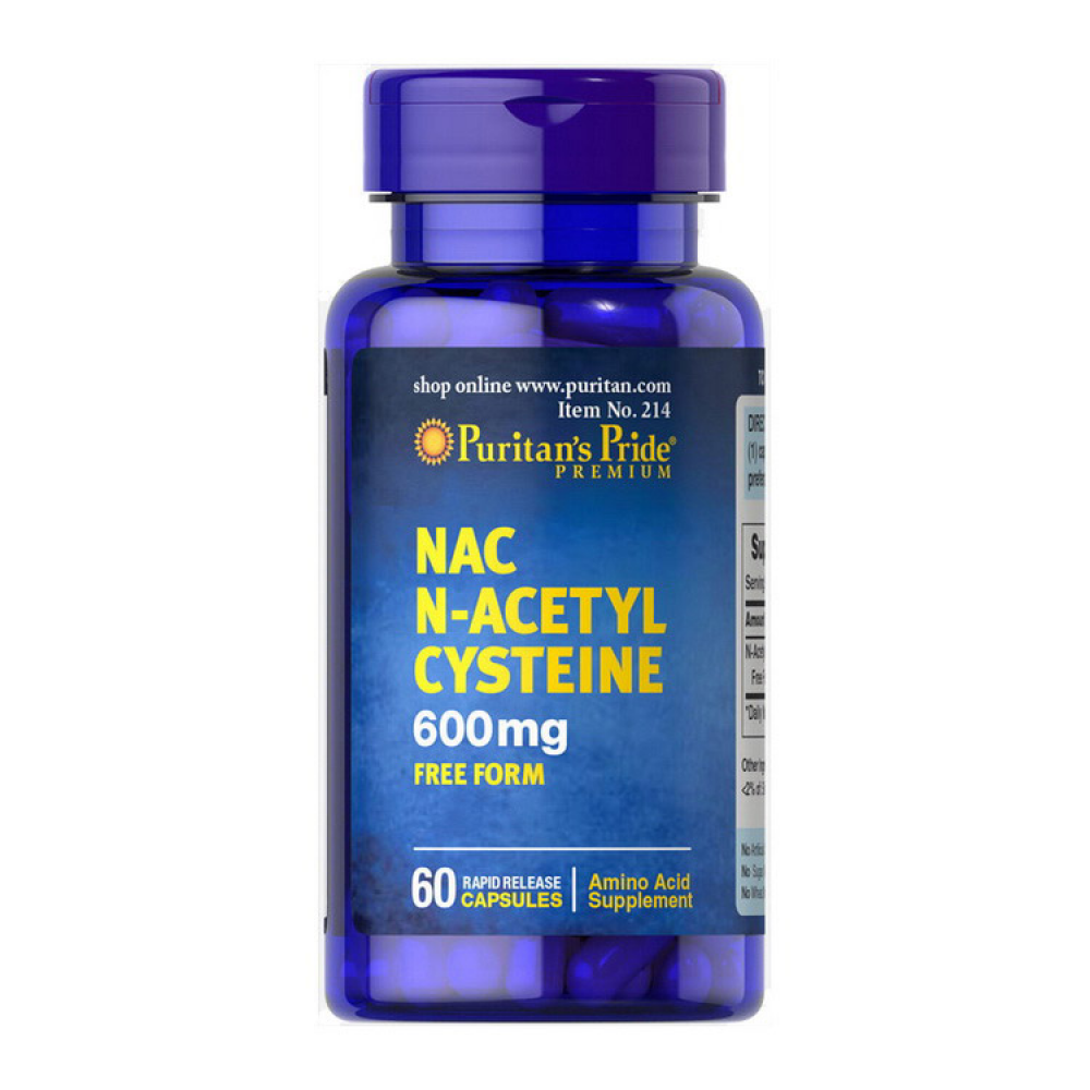 NAC N-Acetyl Cysteine 600 mg (60 caps)