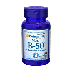 Mega B-50 B-Complex Vitamin (100 caplets)