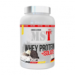 Whey Protein + Isolate (0,9 kg, blueberry milkshake)