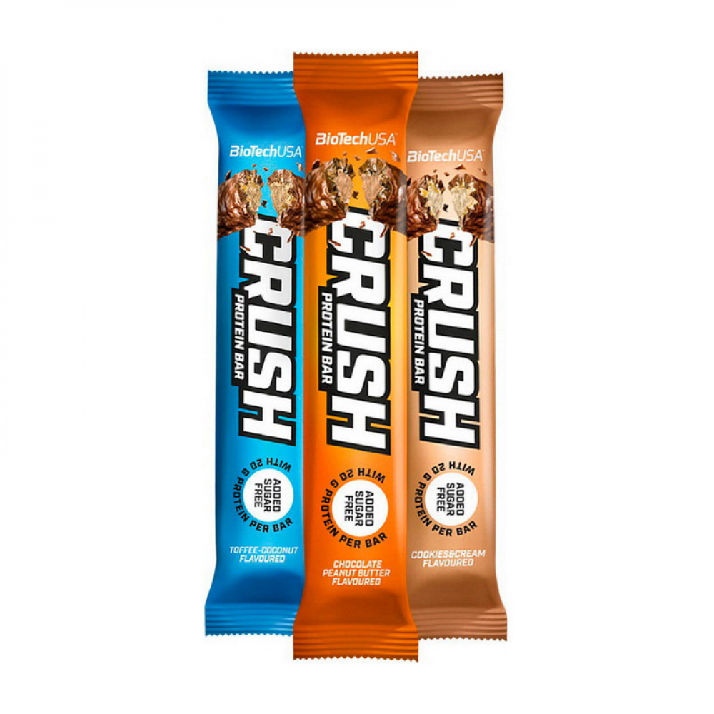 Crush protein bar (64 g, cookies and cream)