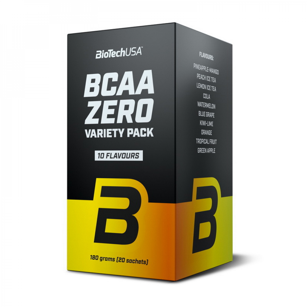 bcaa zero variety pack (20 sachets)