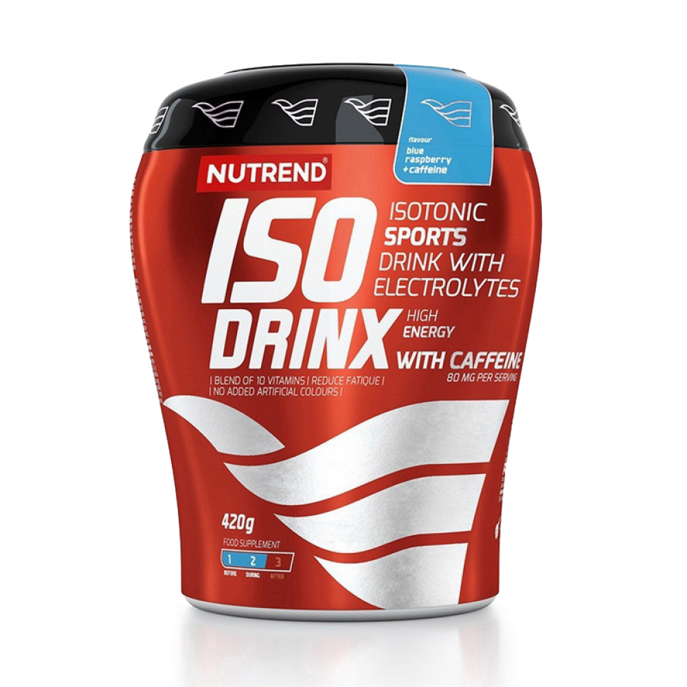 Iso Drinx with Caffeine (420 g, blue raspberry)