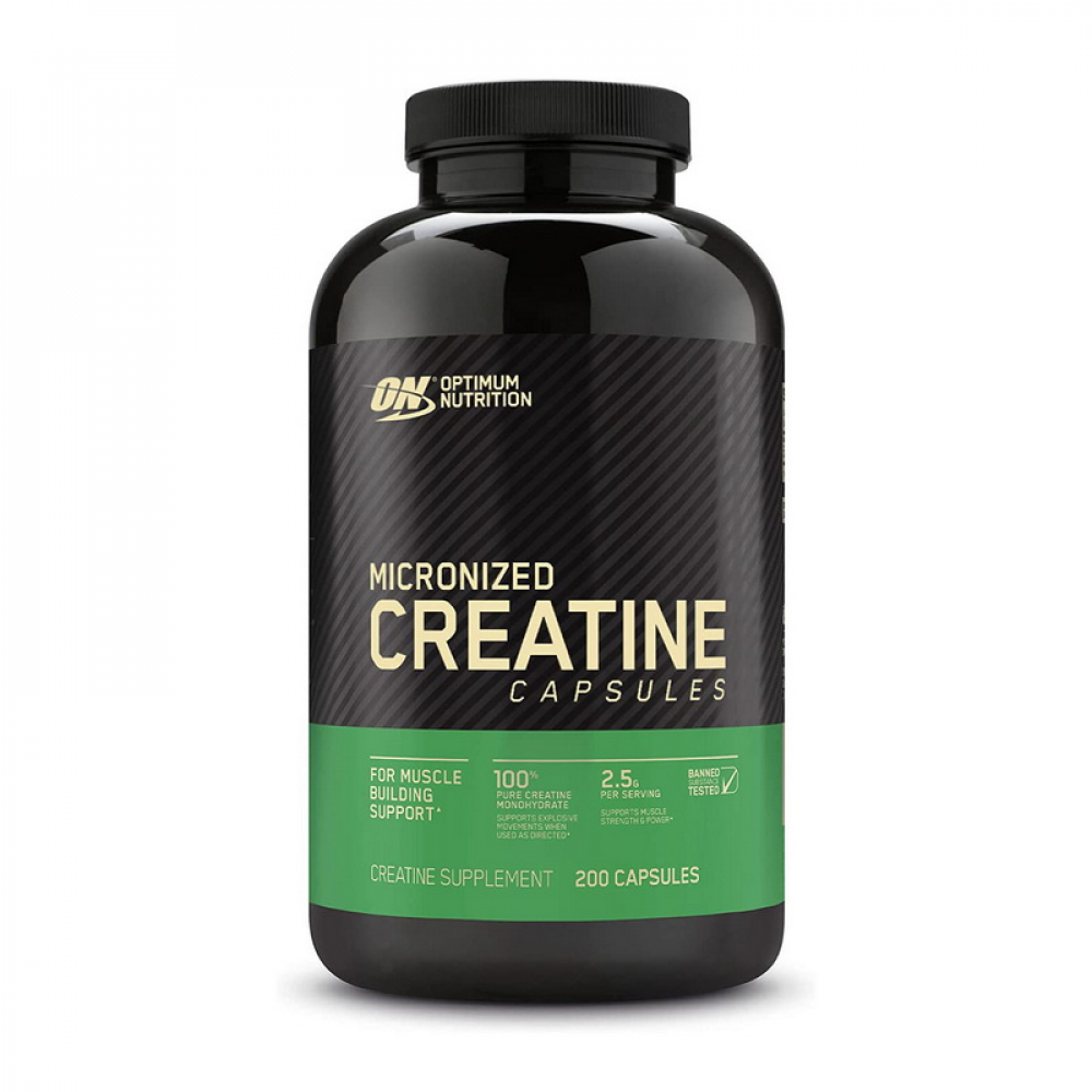 Micronized Creatine Capsules (200 caps)