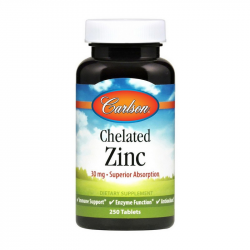 Chelated Zinc 30 mg (250 tabs)