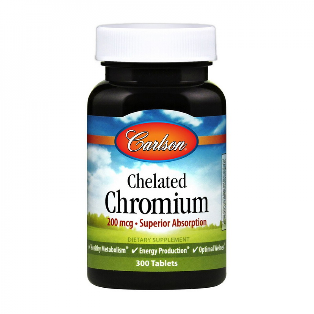 Chelated Chromium 200 mcg (300 tabs)