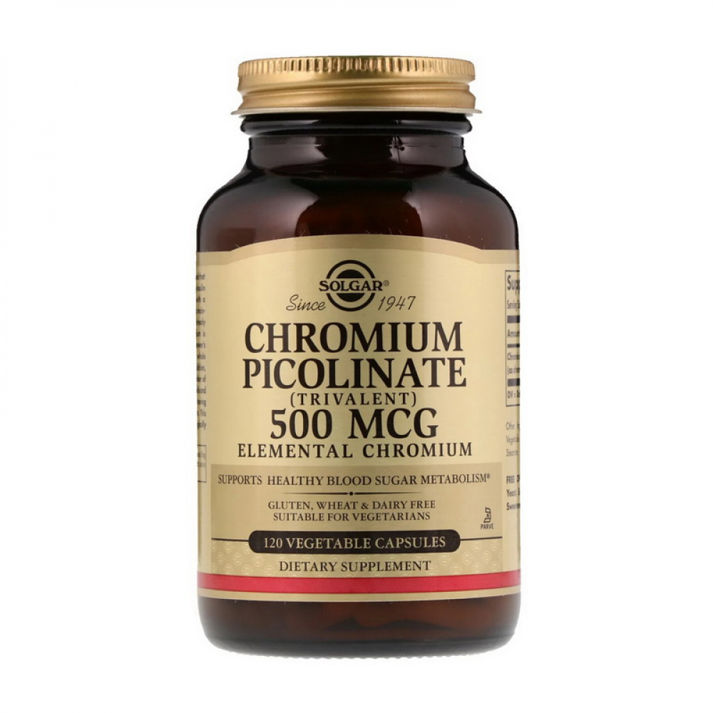 Chromium Picolinate 500 mcg (120 veg caps)