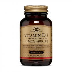 Vitamin D3 10 mcg (400 IU) (100 softgels)