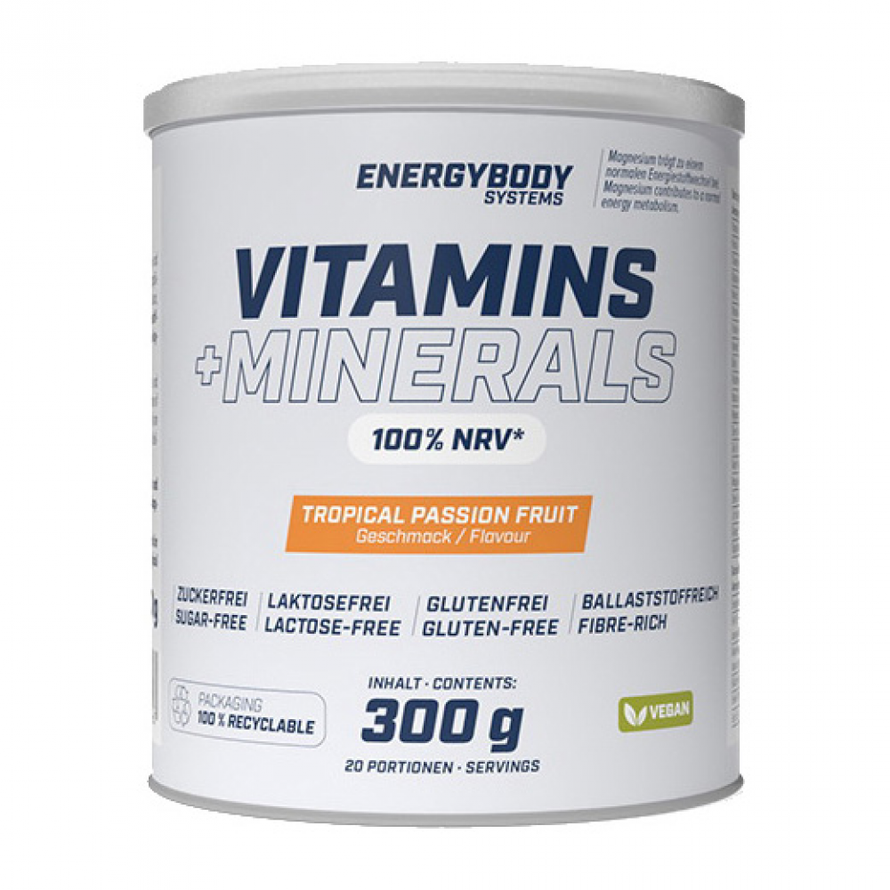 Vitamins + Minerals (300 g, lemon)