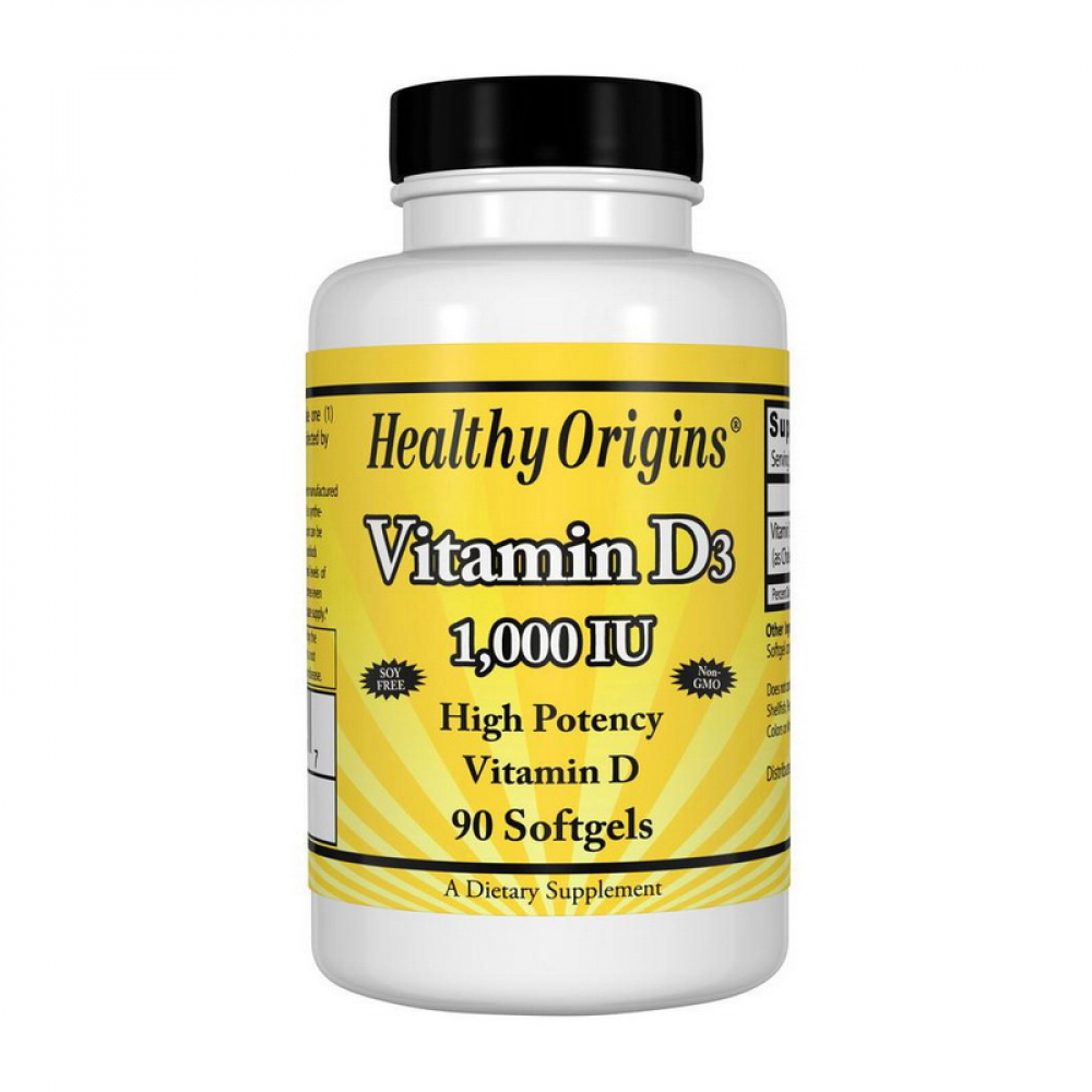 Vitamin D3 1000 IU (90 softgels)