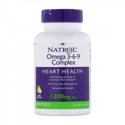 Omega 3-6-9 1200 mg (90 softgels, lemon)