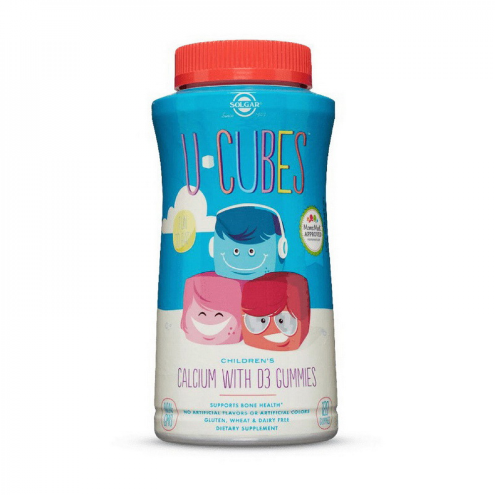 U-Cubes Children“s Calcium with D3 (120 gummies)