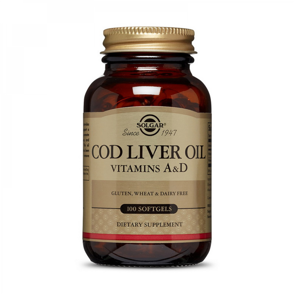 COD Liver Oil Vitamins A & D (100 softgels)