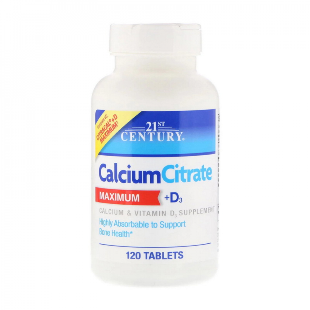 Calcium Citrate maximum + D3 (120 tabs)