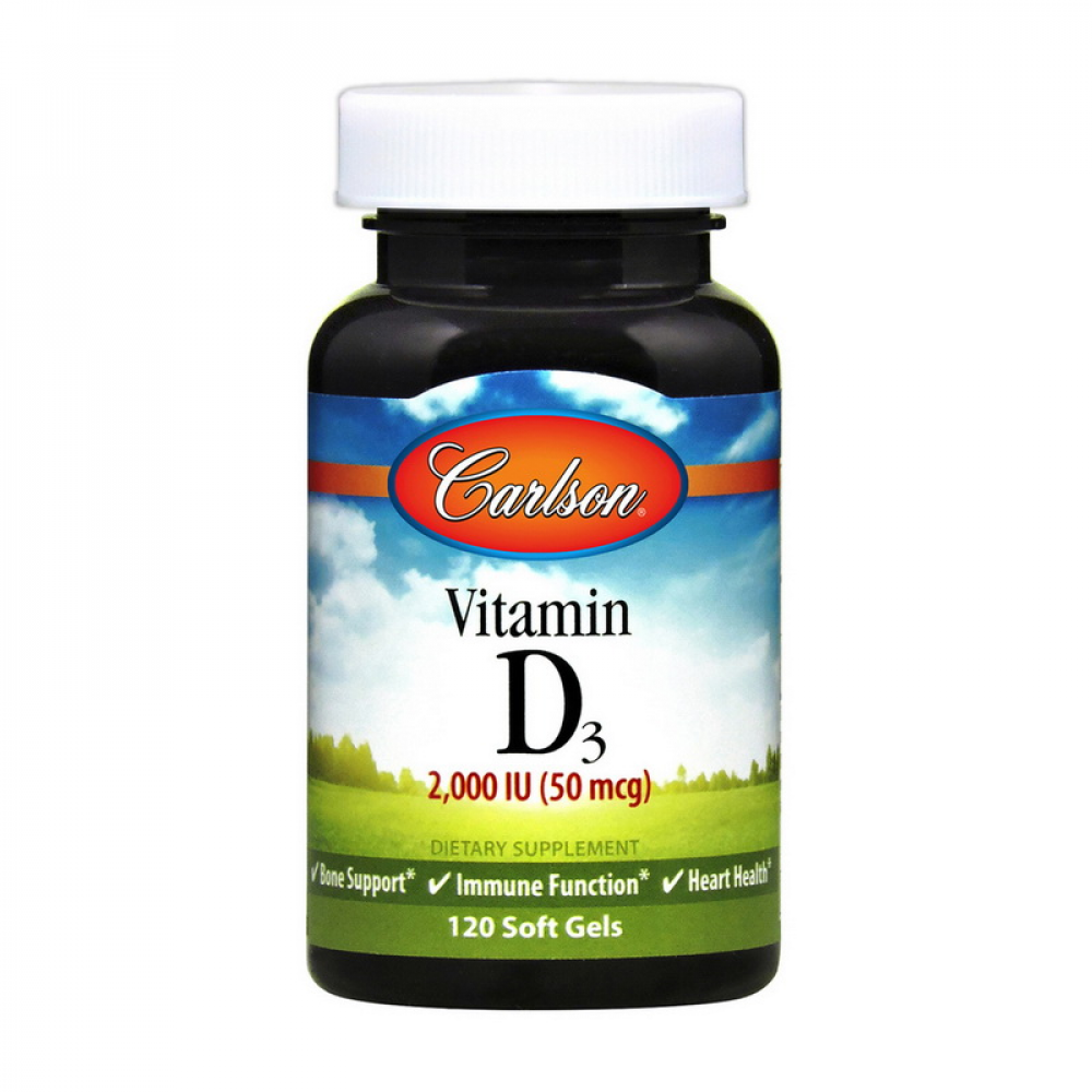 Vitamin D3 2000 IU (120 soft gels)