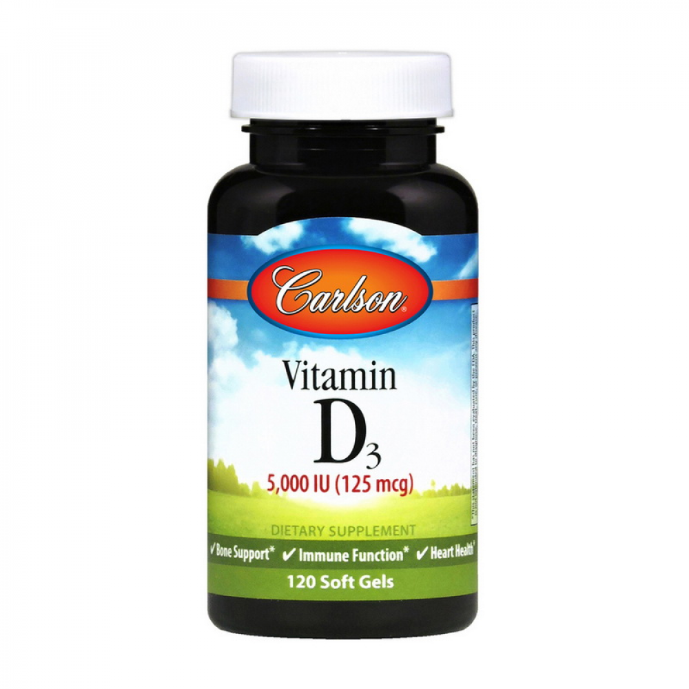 Vitamin D3 5000 IU (120 soft gels)