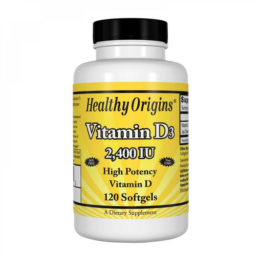 Vitamin D3 2400 IU (120 softgels)