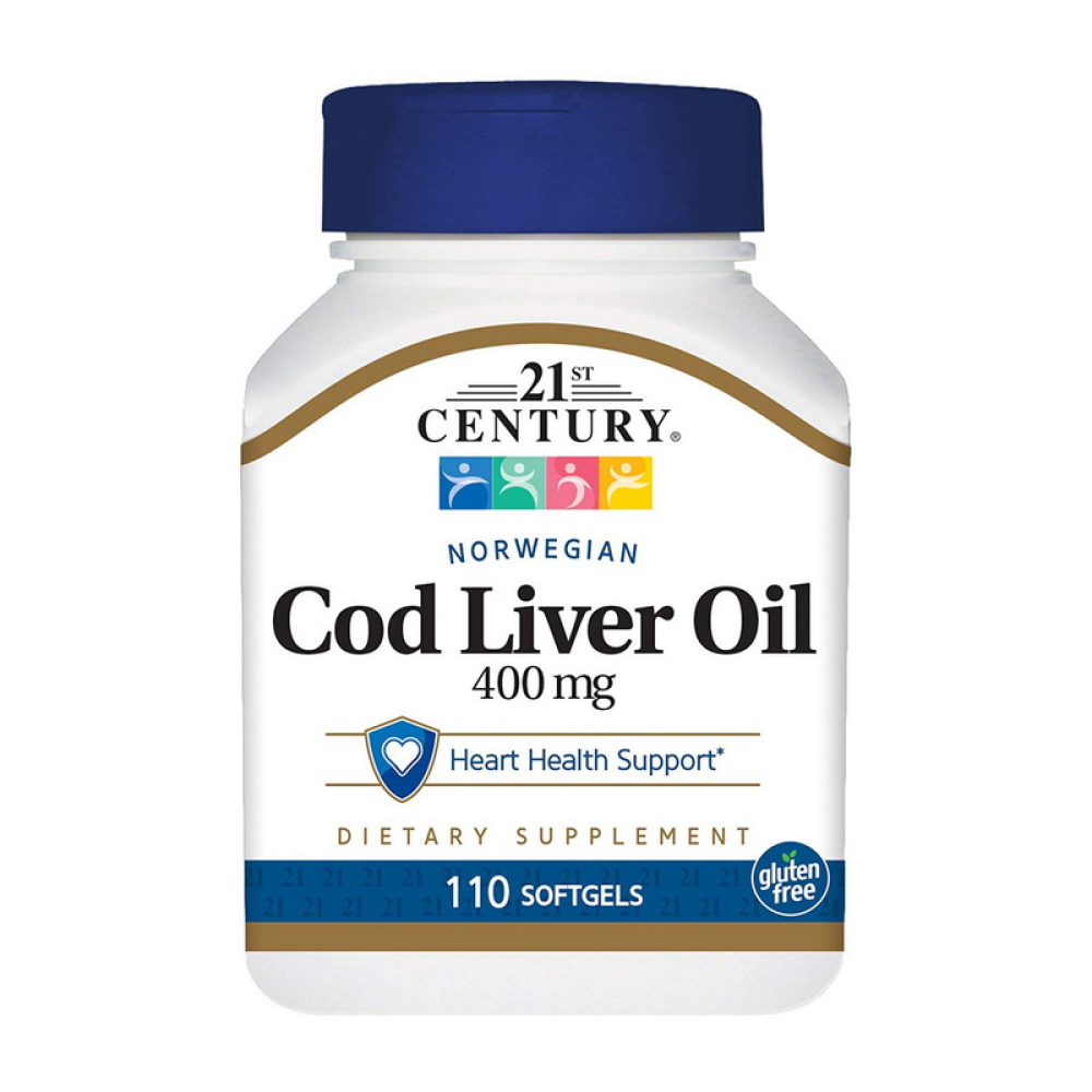 Cod Liver Oil 400 mg (110 softgels)