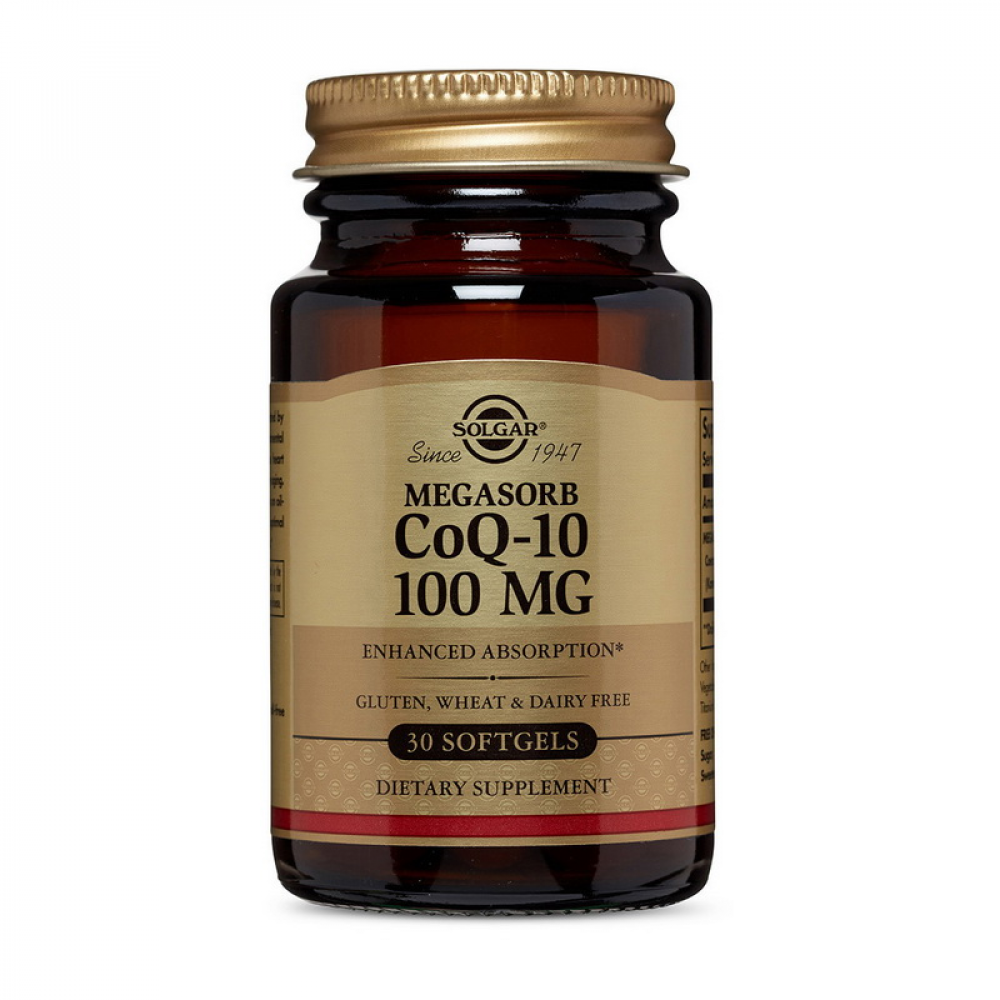 CoQ10 100 mg megasorb (30 softgels)