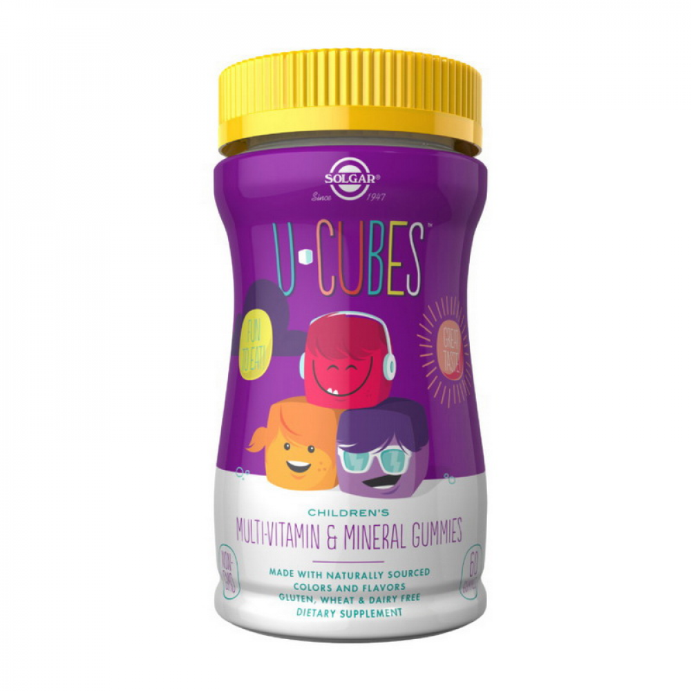 U-Cubes Children“s Multi-Vitamin & Mineral (60 gummies)