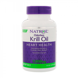 Odorless Krill Oil Heart Health 1000 mg (30 softgels)