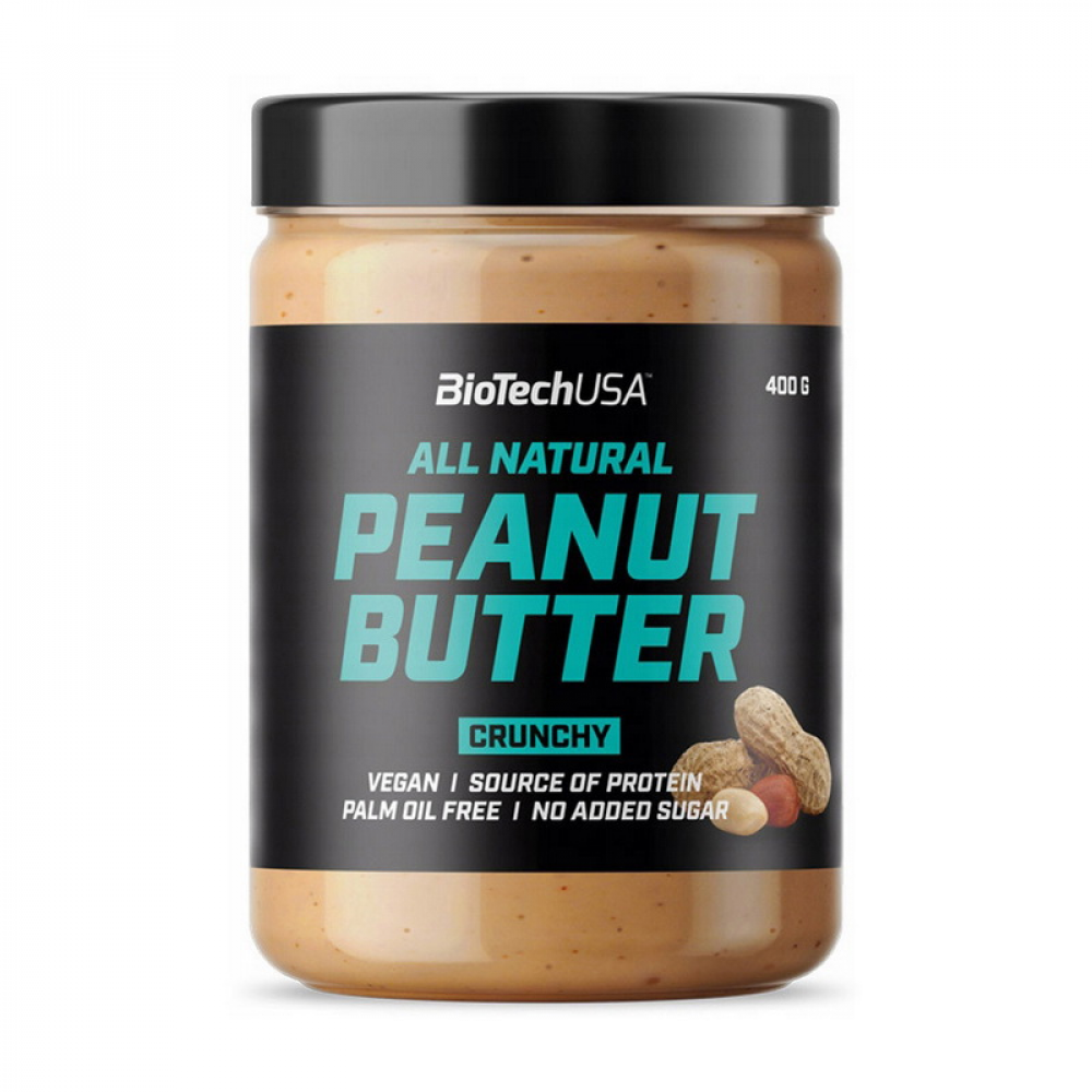 All Natural Peanut Butter (400 g, crunchy)