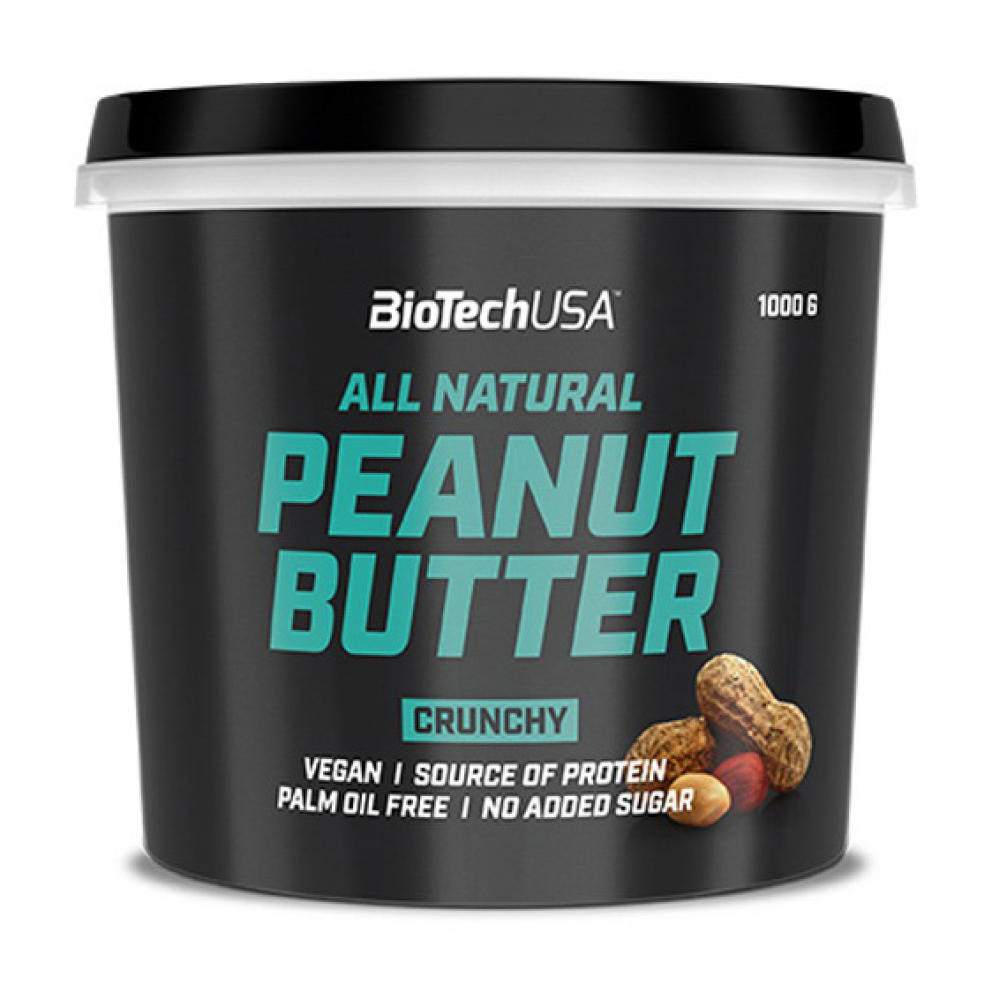 All Natural Peanut Butter (1 kg, crunchy)