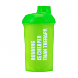 Shaker Wave “Running is Cheaper Than Therapy“ (500 ml, green)