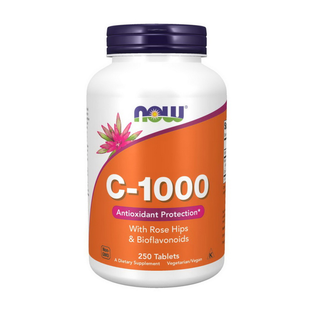 C-1000 with rose hips & bioflavonoids (250 tab)