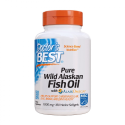 Pure Wild Alaskan Fish Oil with AlaskOmega 1000 mg (180 marine softgels)