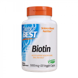 Biotin 5,000 mcg (120 veg caps)