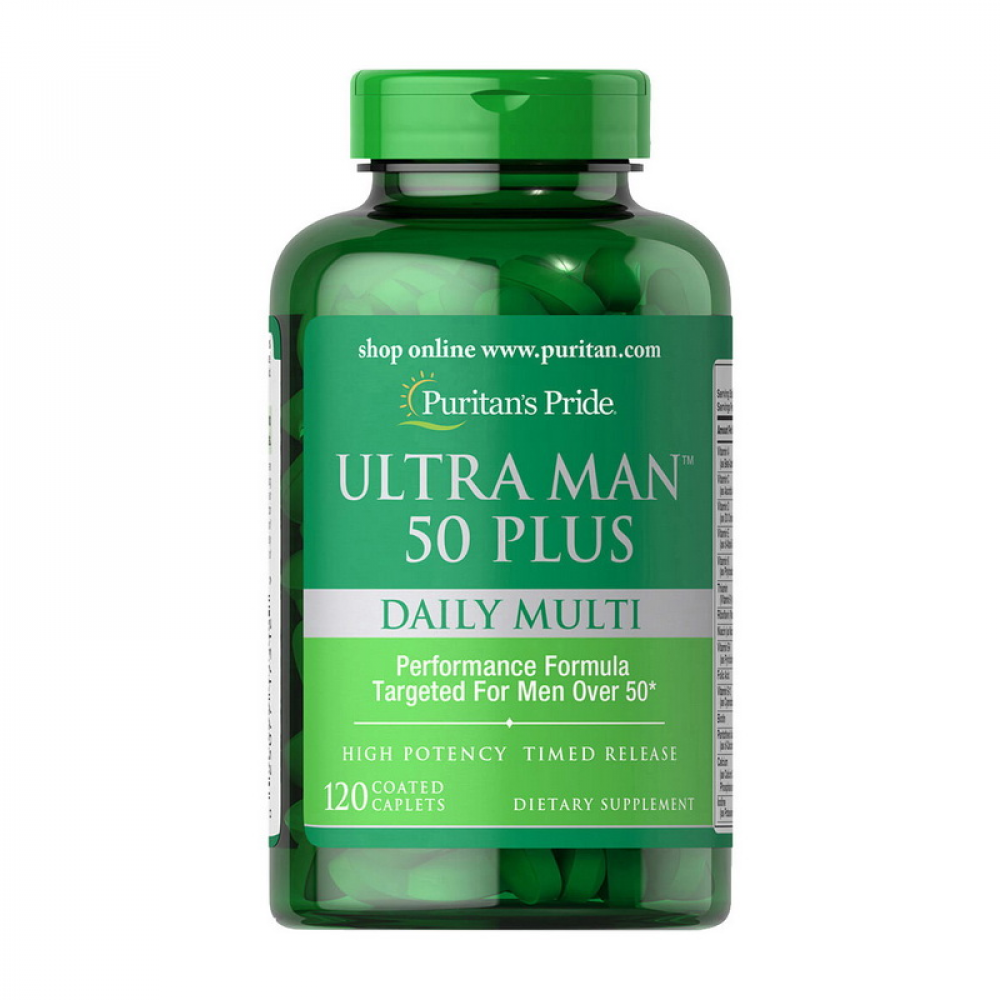 Ultra Man 50 Plus Daily Multi (120 caplets)