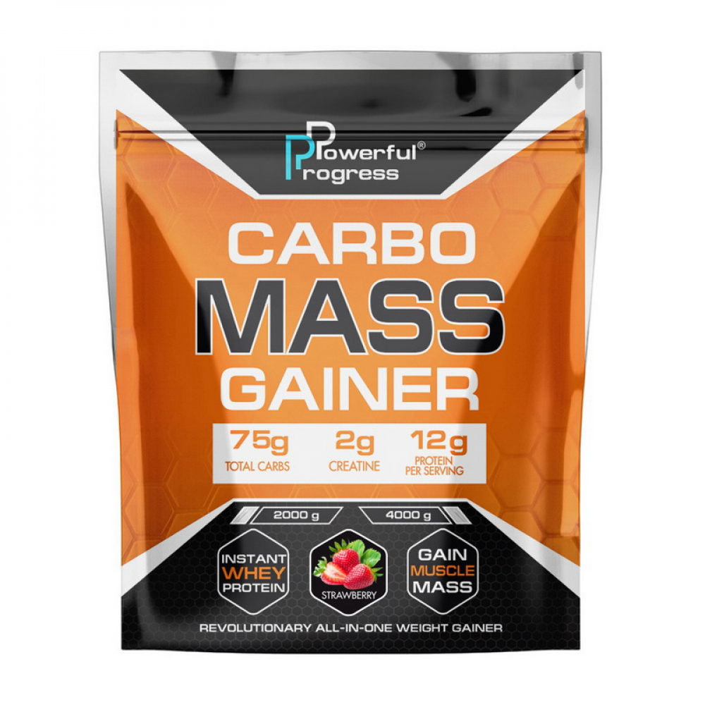 Carbo Mass Gainer (4 kg, strawberry)