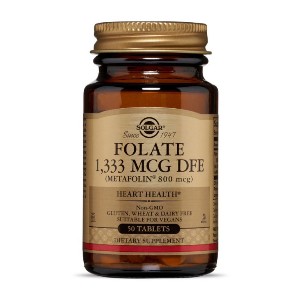 Folate 1333 mcg DFE (Metafolin 800 mcg) (50 tabs)