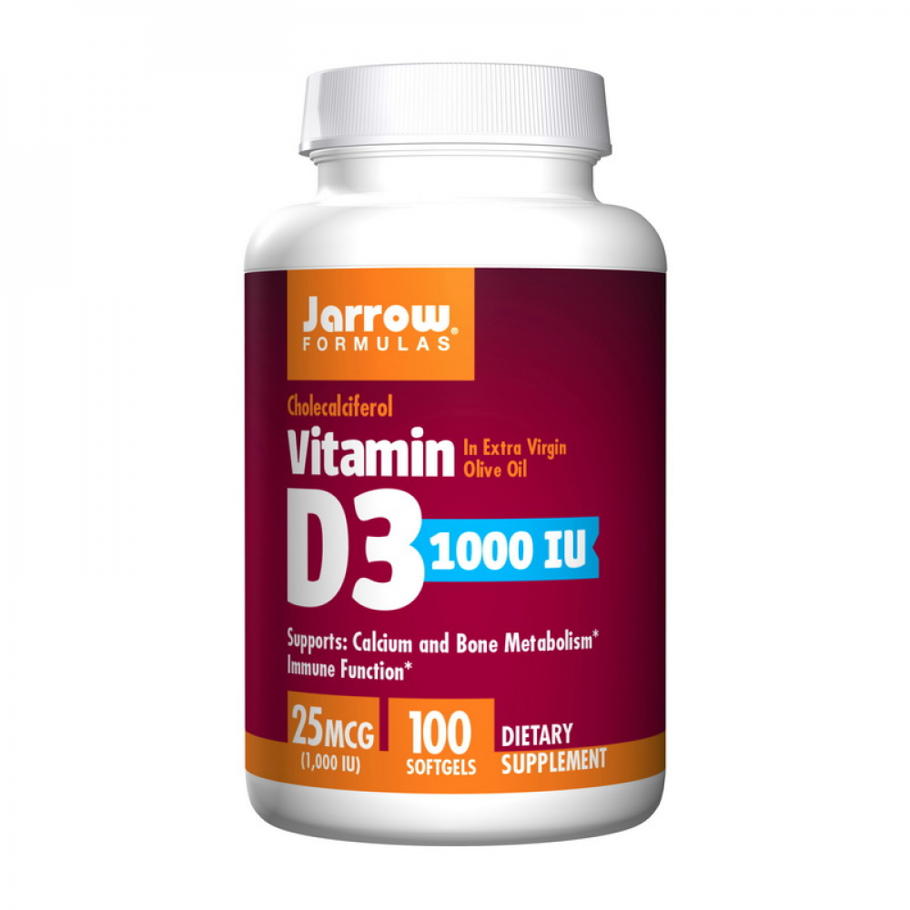 Vitamin D3 1000 IU (25 mcg) (100 softgels)